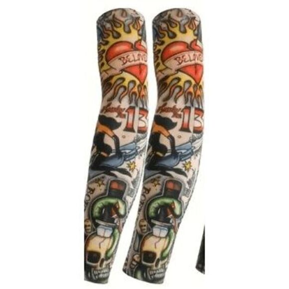 Tattoo Arm Sleeves - 2 Piece - Picture 4 of 8